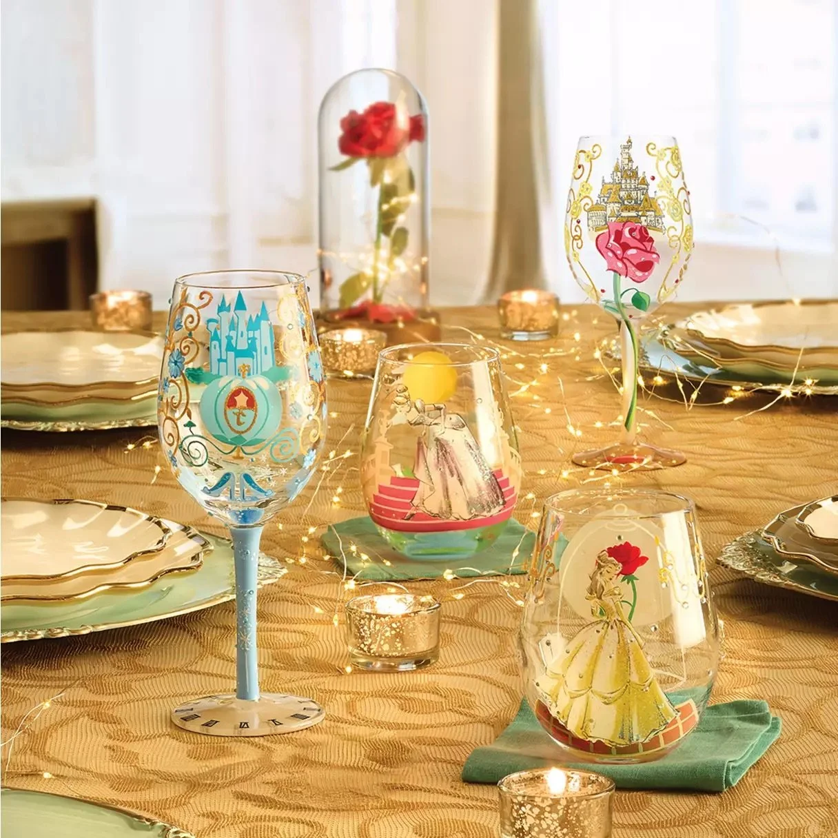 New Disney Princess Lolita Glassware Collection on Disney Store